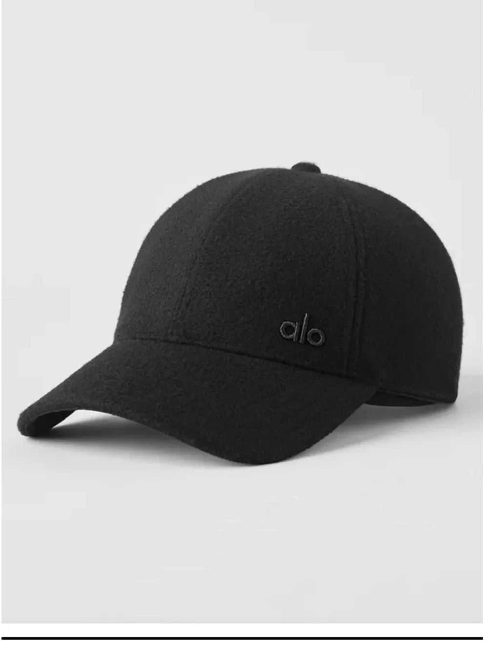 Alo Wool Baseball Cap - All Black